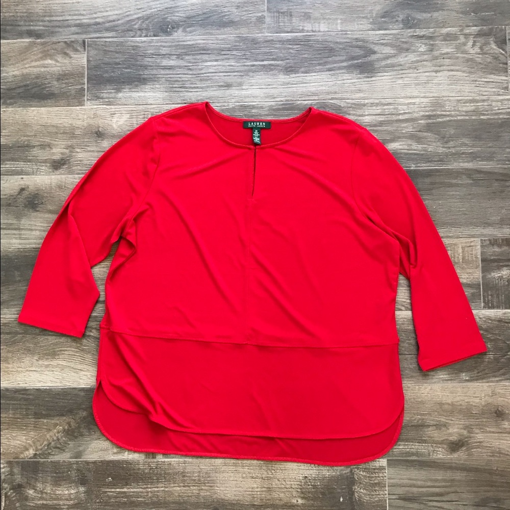 Lauren Ralph Lauren. EUC. 3/4 sleeve top
